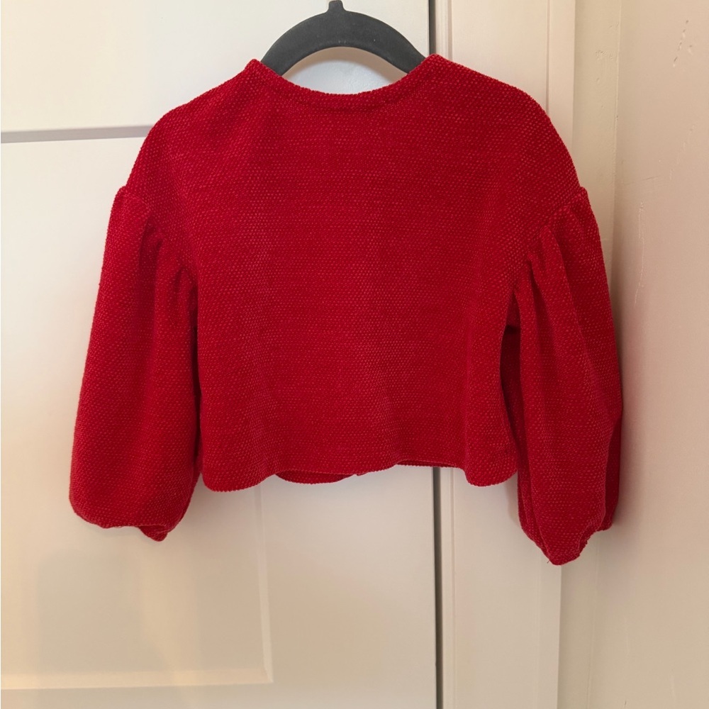 Mabel+Honey red cardigan - Picture 3 of 3